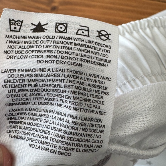 Nike Kids White and Gray Starry Shorts - Picture 10 of 10